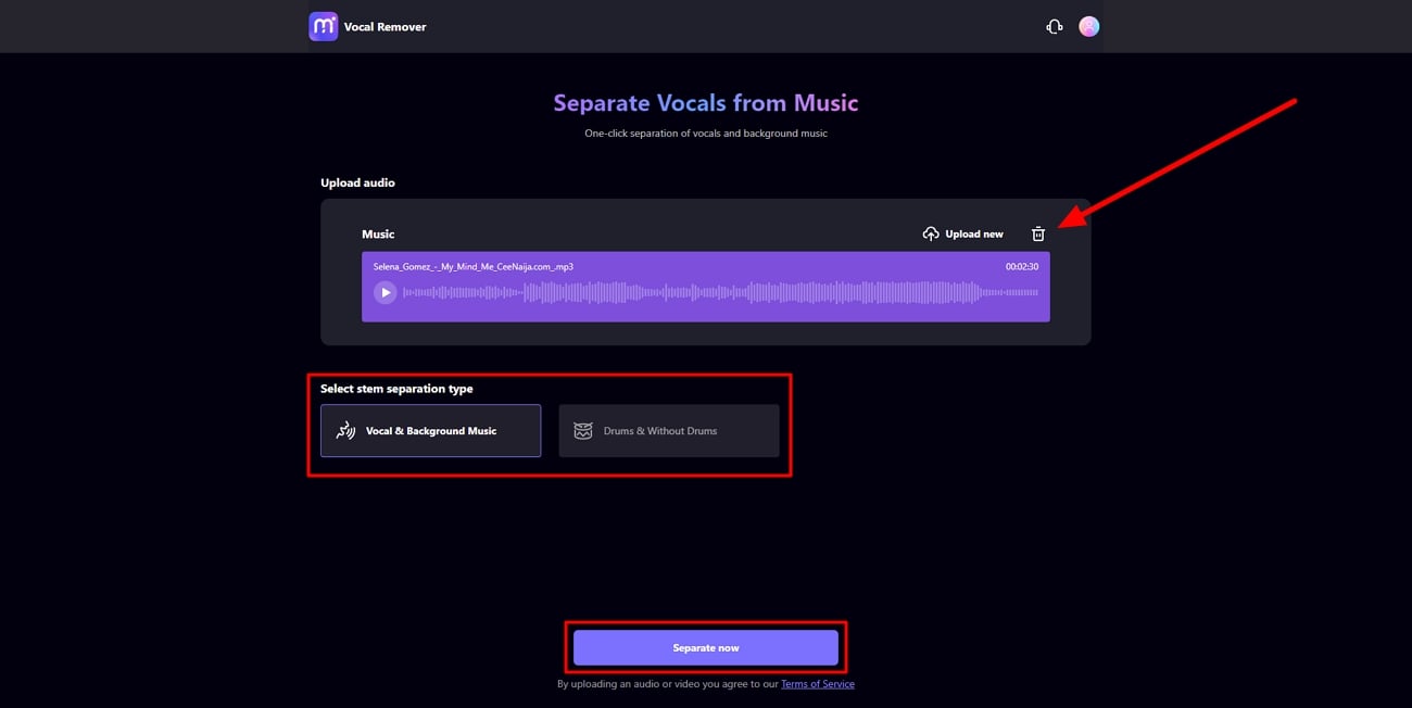 realizar la eliminaciĂłn vocal en media io