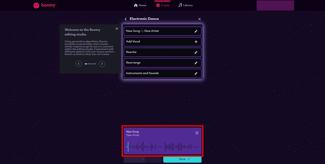 reproduire et prévisualiser une chanson créée avec l'IA