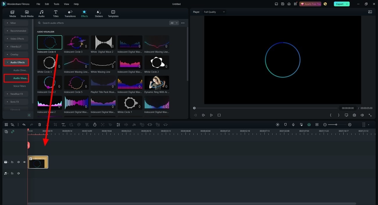 import audio spectrum for music visualization