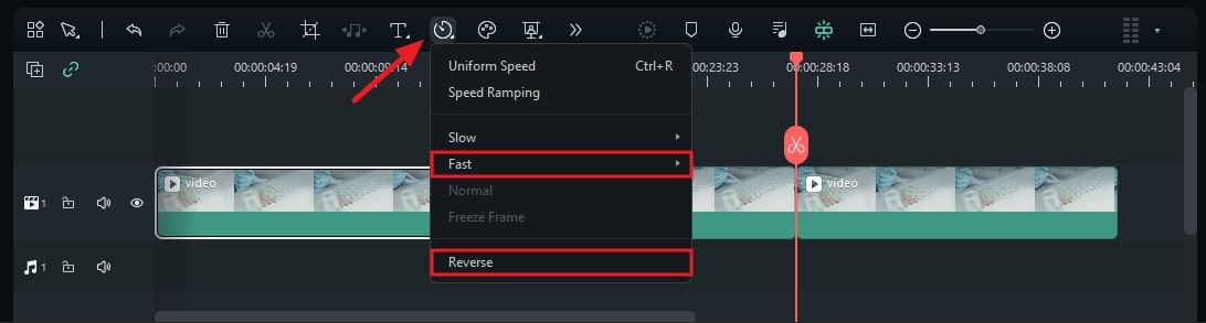 enable fast and reverse speed