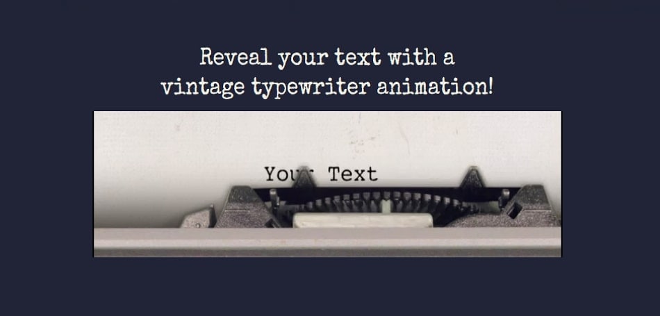 typewriter effect for after effects
