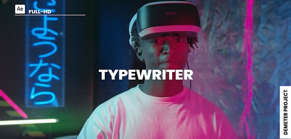 Typewriter - Template do After Effects