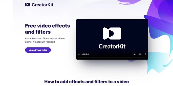 creatorkit vhs effekte