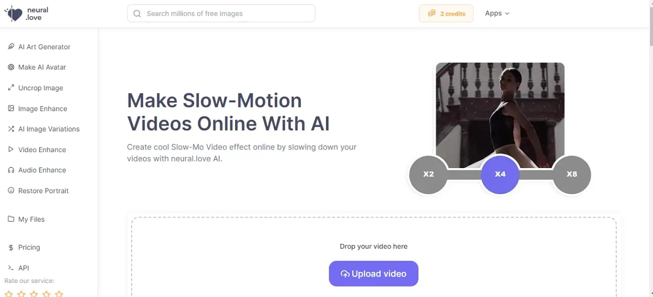 neural love slow motion video