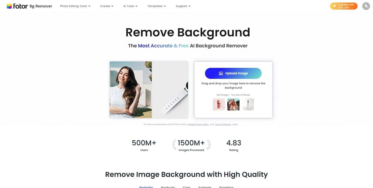 fotor ai background remover