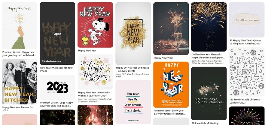 gif tahun baru pinterest