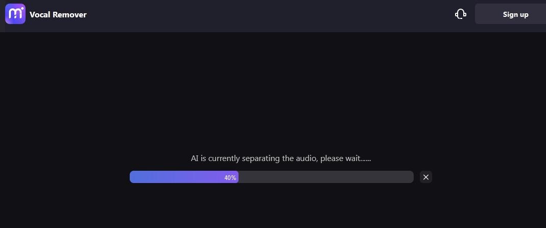 ai separate the audio