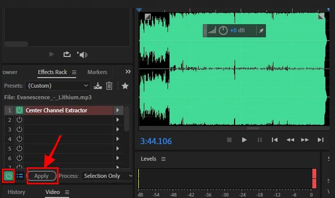adobe audition apply effect