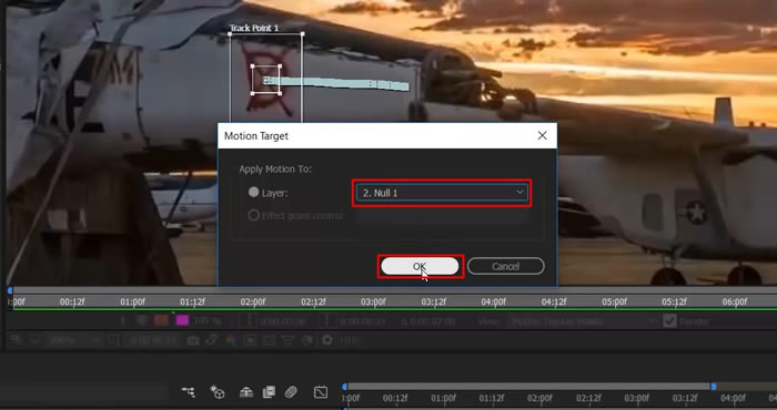 applicare la traccia di movimento su After Effects