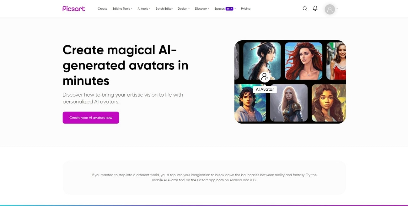 picsart ai avatar