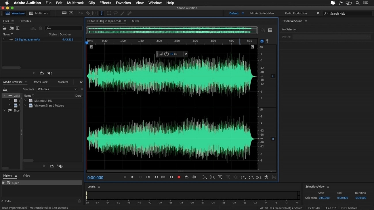 adobe audition reducing background noise mac