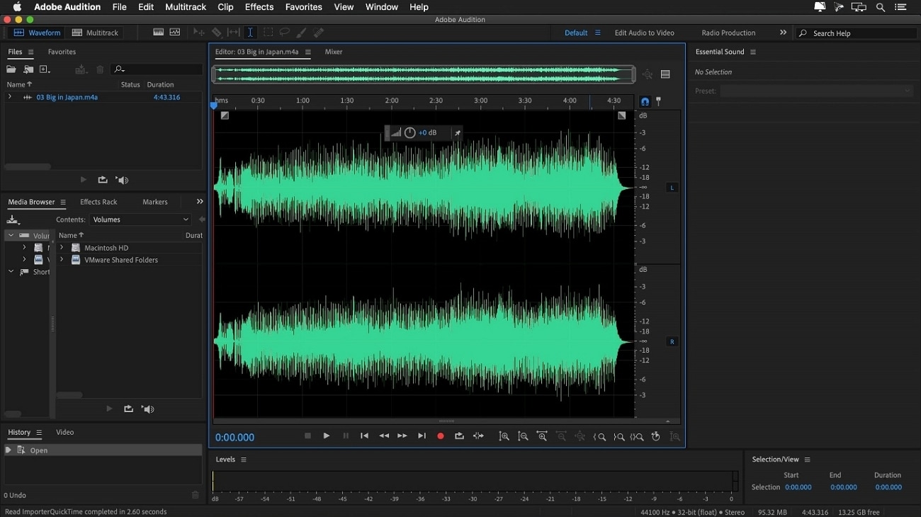 adobe audition reduce el ruido de fondo mac