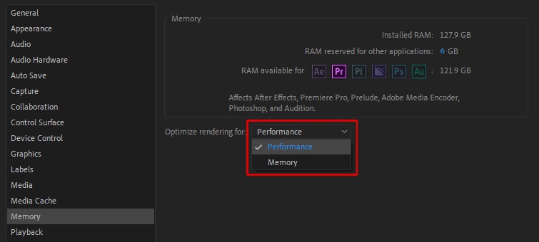 optimize rendering for performance slow playback