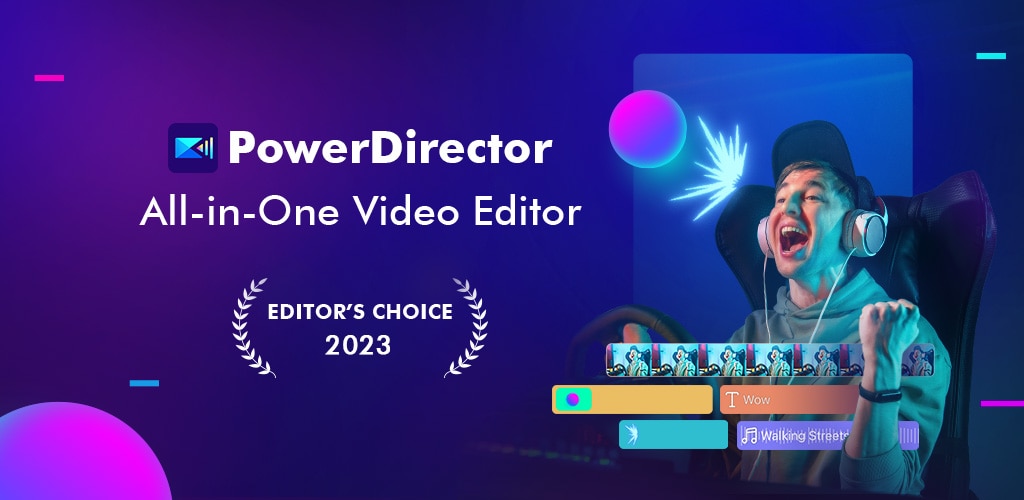 éditeur vidéo powerdirector