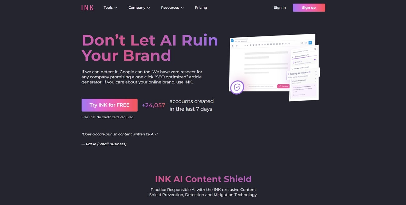 ai content shield inkforall