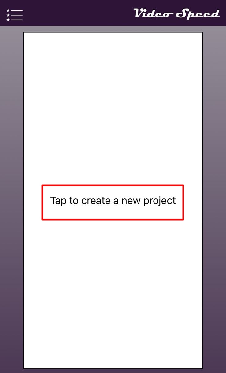 crear nuevo proyecto en app