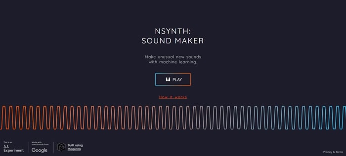 nsynth ai sound effect generators