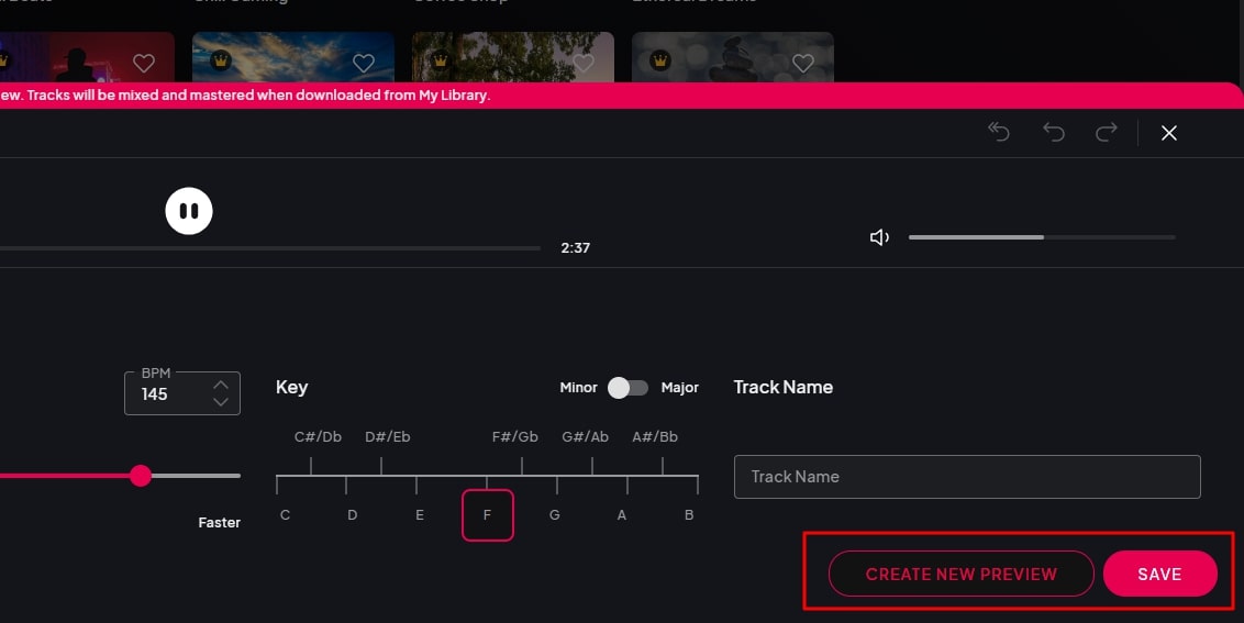 enregistrement de la musique sur Soundful