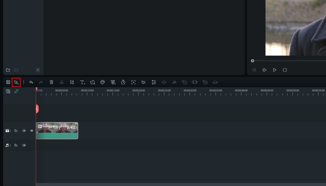 النقر على زر switching mouse status