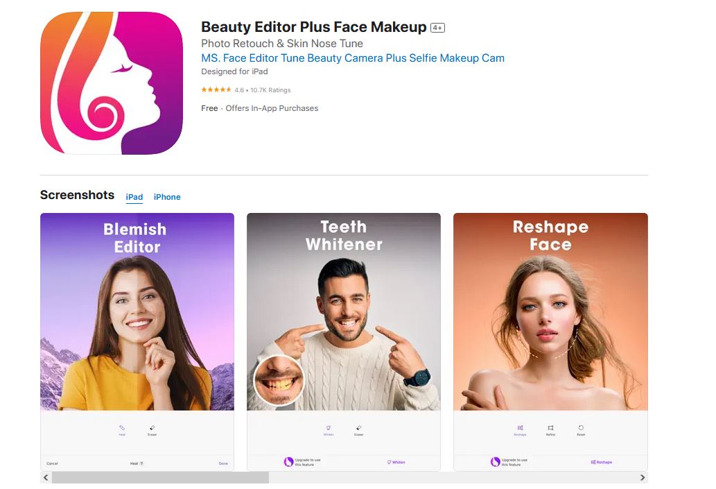 beauty editor plus face makeup