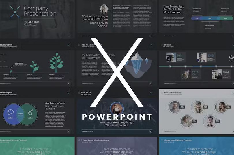 the x note - powerpoint template