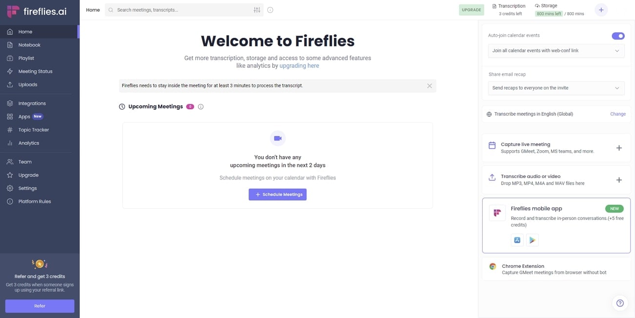 Голосовой помощник fireflies ai