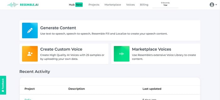 resemble ai ai voice generator karakter