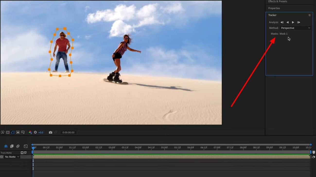 Принципы использования Track Matte и Tracking в Adobe After Effects