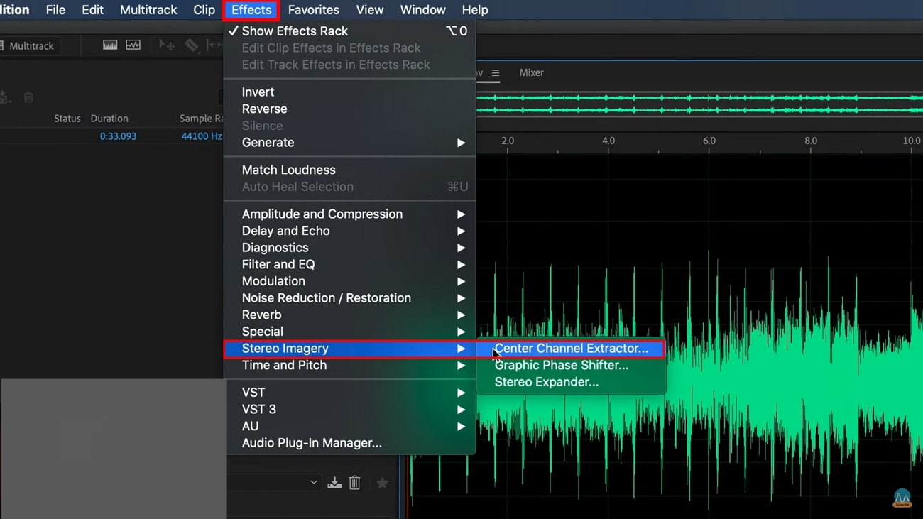 buka channel extractor di audition