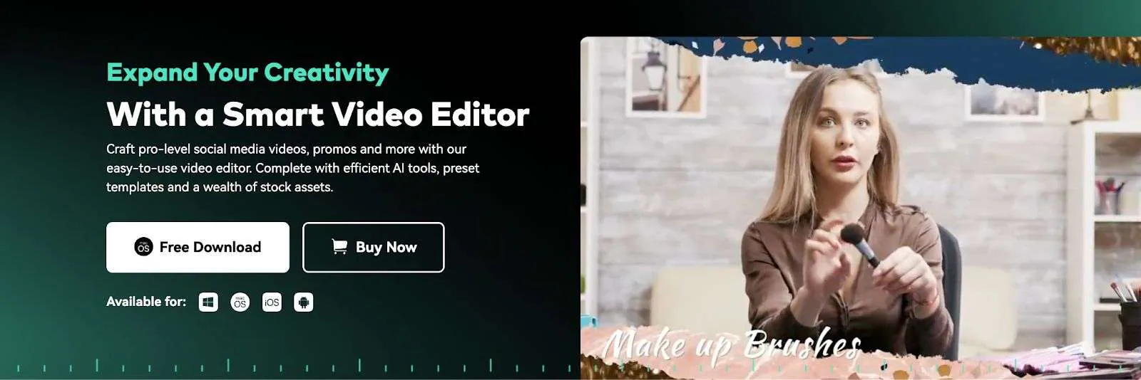 Editor de vídeo Filmora 13