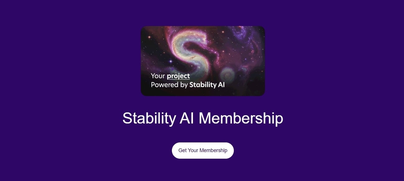 Planos de assinatura da Stability AI