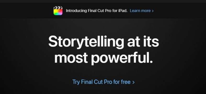 promotional video editing software final cut pro
