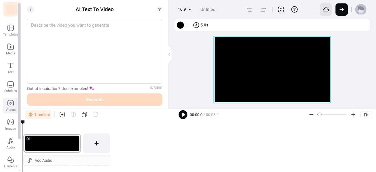 flexclip text-to-video ai free