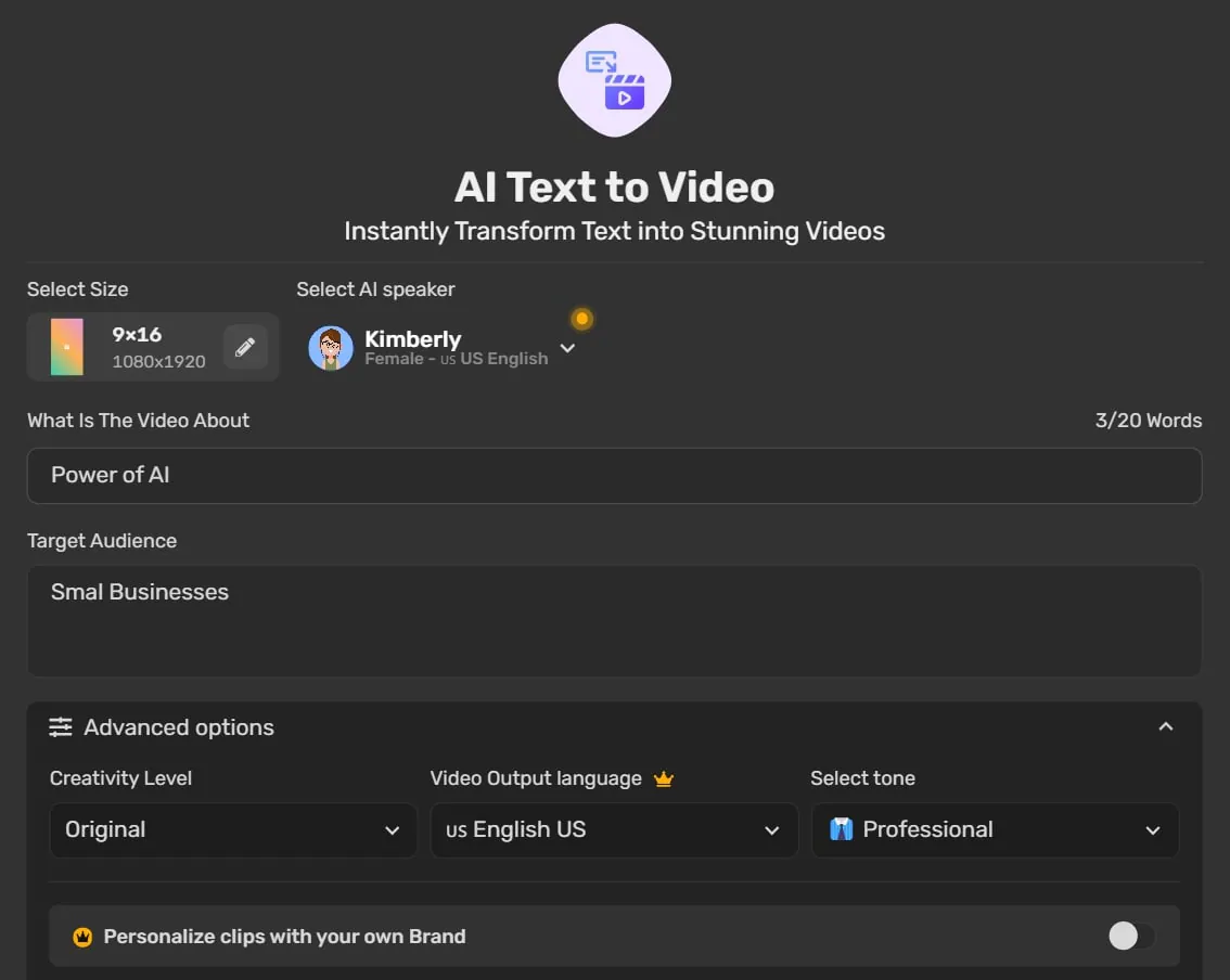 برنامج إنشاء الرسوم المتحركة بالذكاء الاصطناعي simplified ai