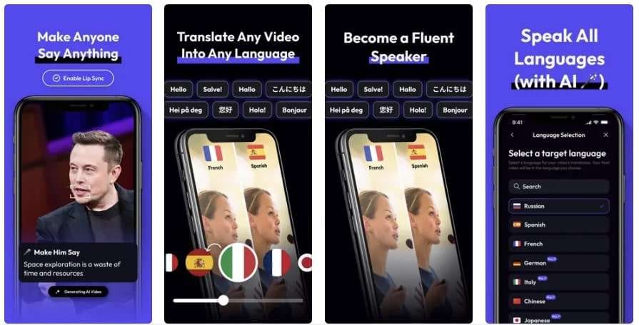 dub youtube video translator app