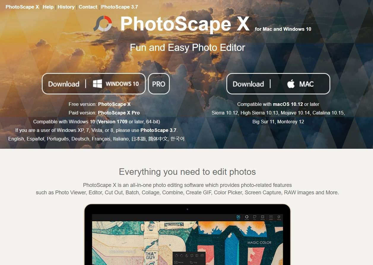 photoscape free photo editor