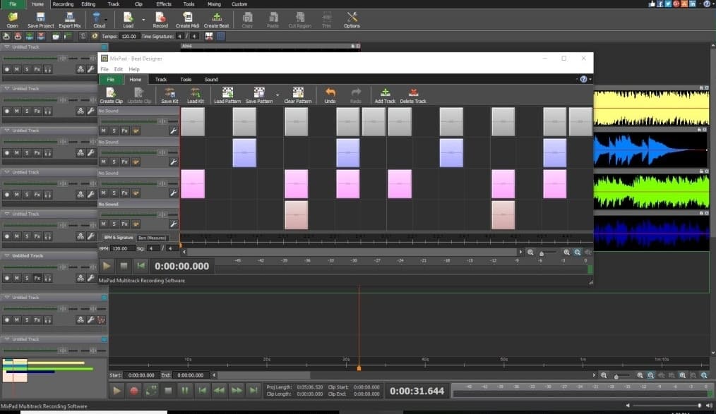 mixpad audio editor