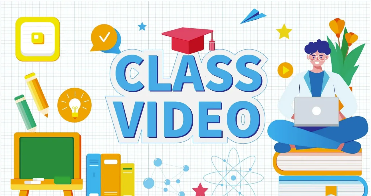 class video intro template