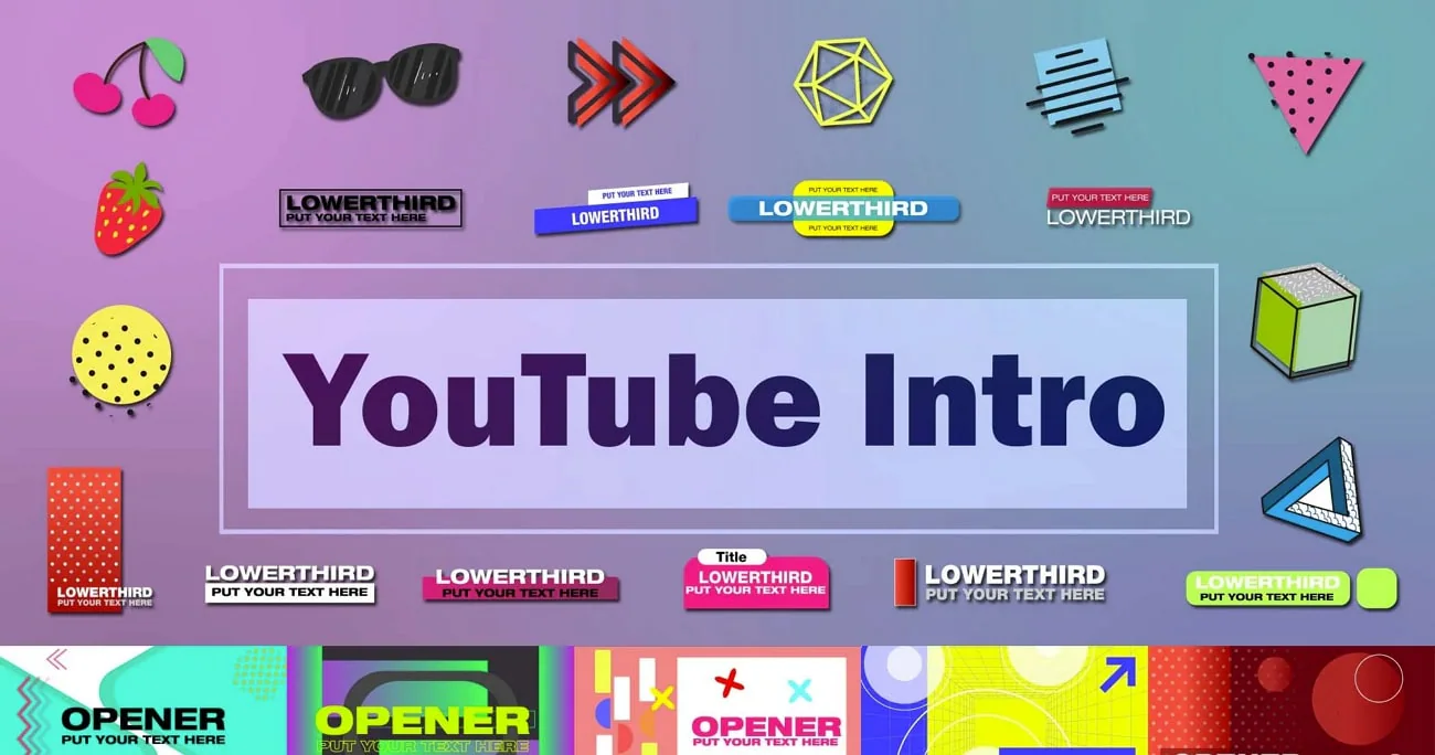 youtube intro template