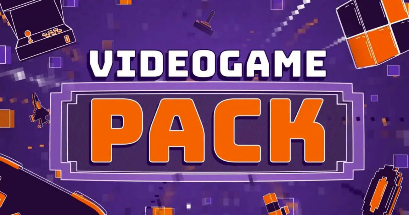 video game pack intro template