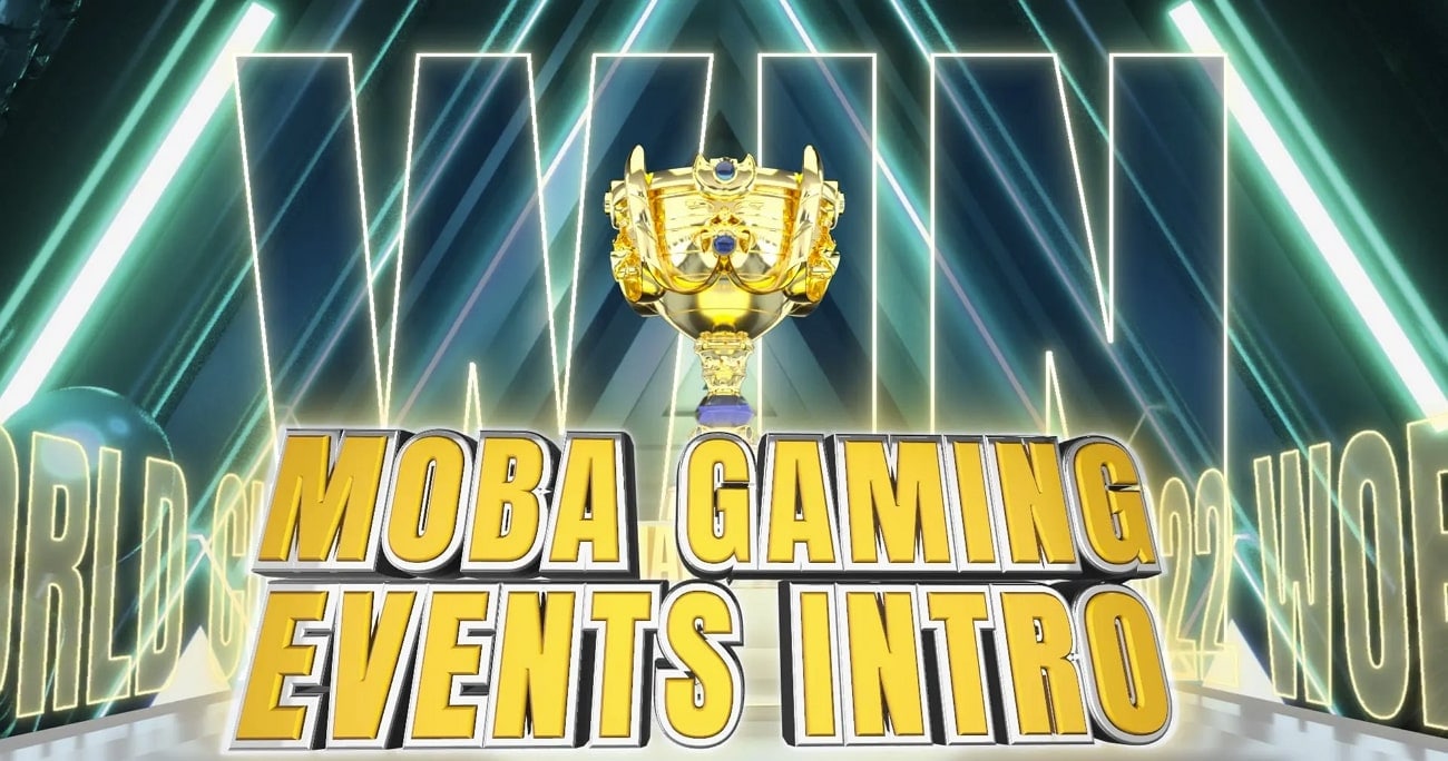 pacote de recursos de introdução de eventos de jogos moba