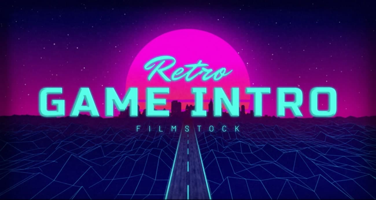 retro game intro resource pack