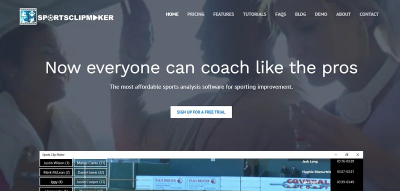 sportsclipmaker as top software for athlete videos