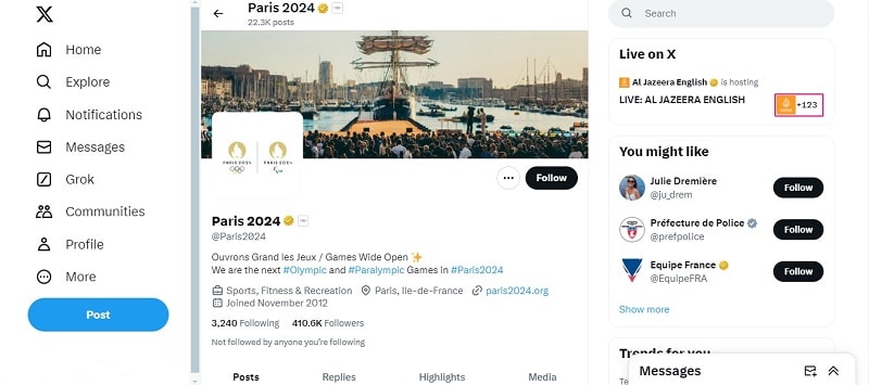 Le piattaforme di social media come fonti per i highlight delle Olimpiadi