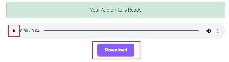 download ai generated audio