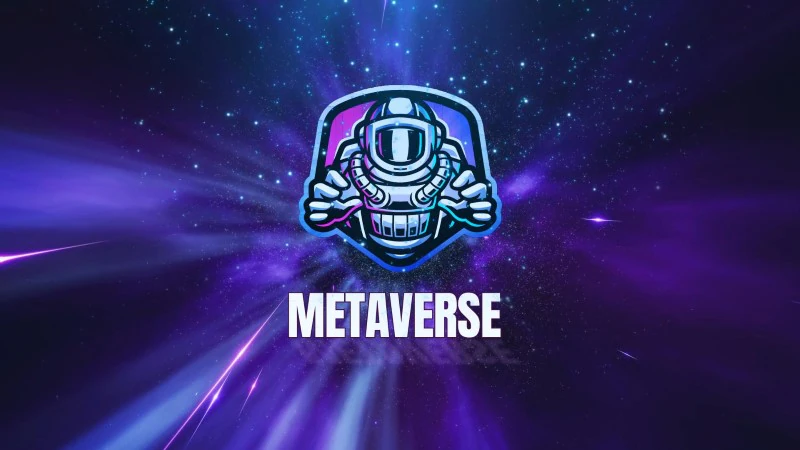 metaverse game logo reveal 3d intro