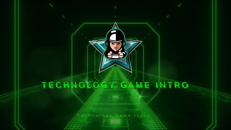 technology game intro template