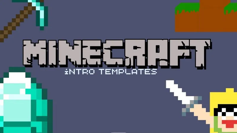 minecraft intro template heading