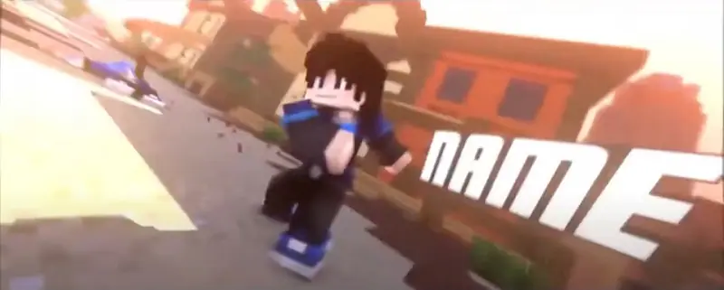 dancing minecraft intro template