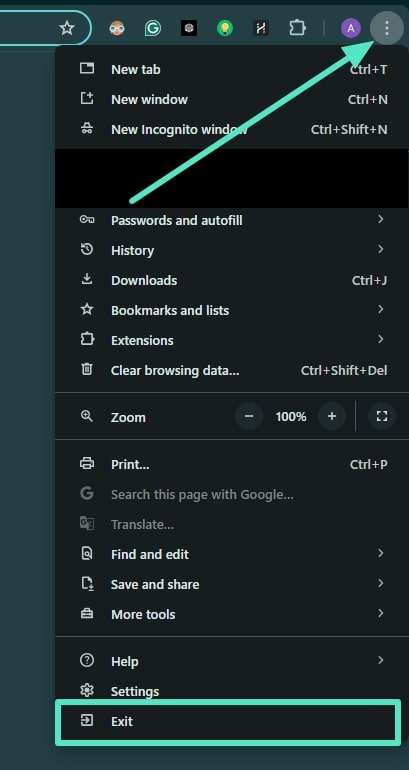 exit browser video audio not synchronized 